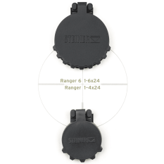 Krytky na puškohled Ranger 6 1-6x24